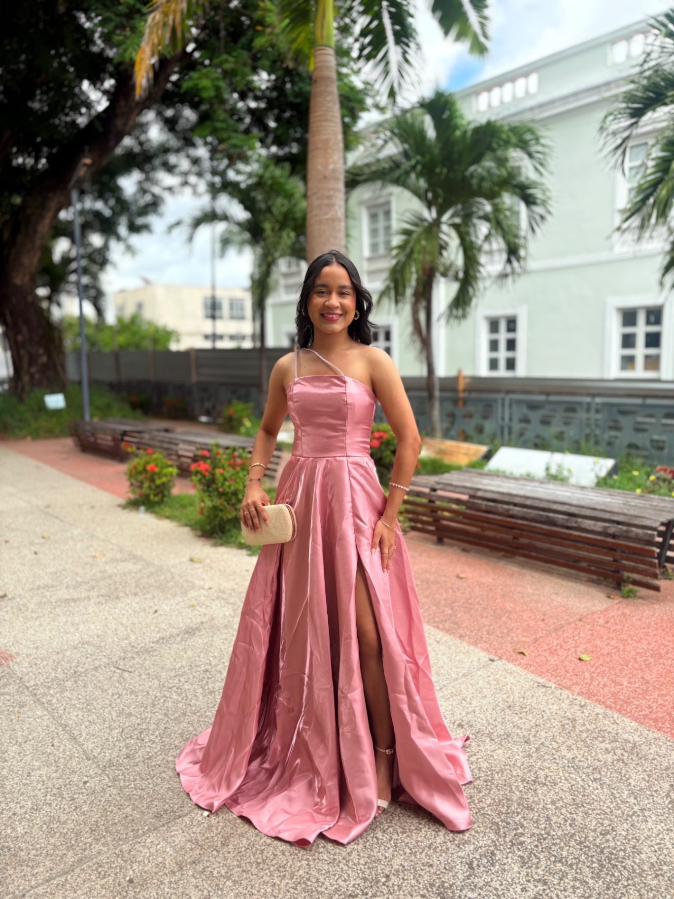 Vestido Rafaela Rose Brilho — Vestidos feminino Sarah Modas Slz São Luís