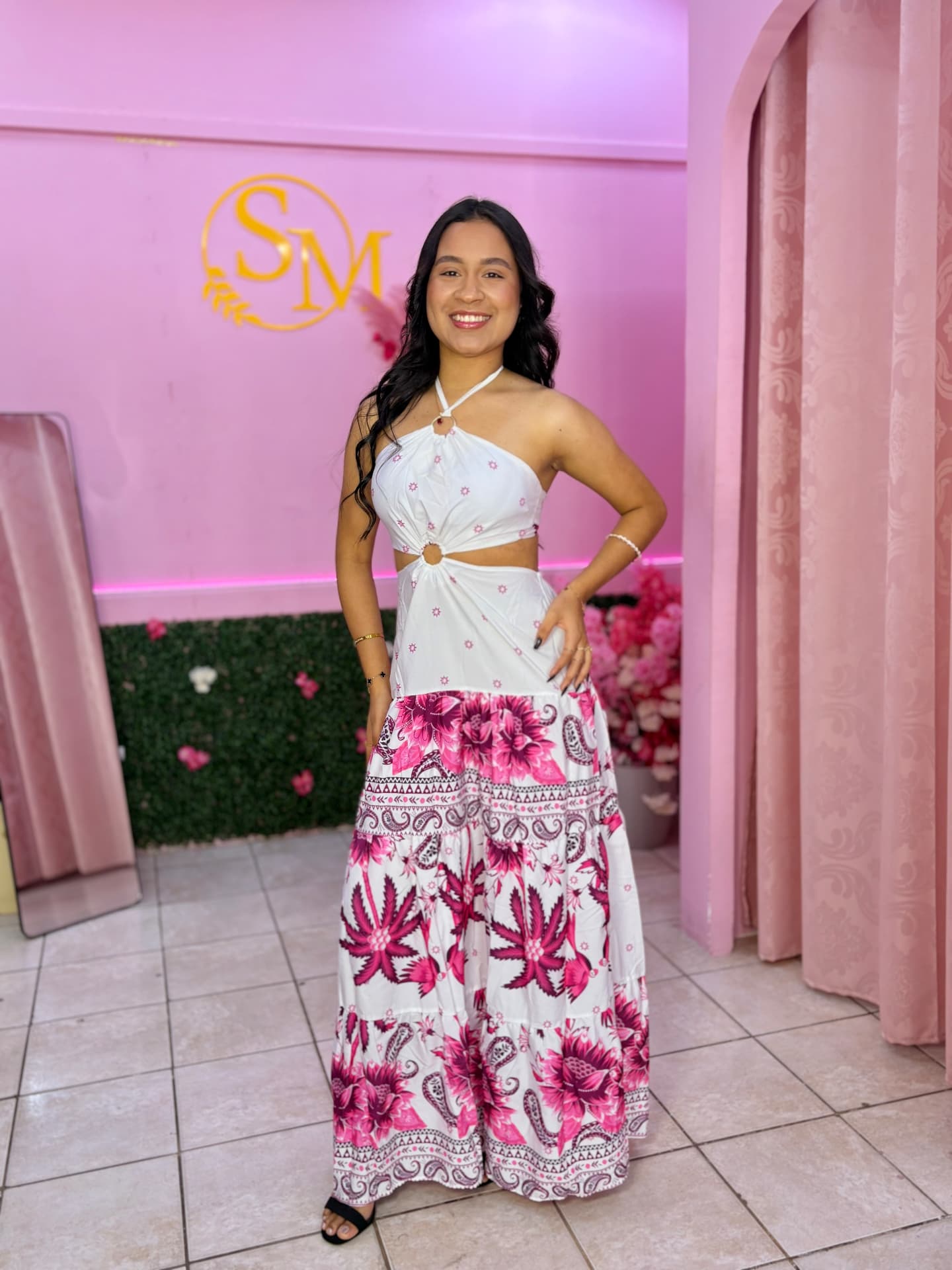 Conjunto Manuela Branco Estampado — Conjuntos feminino Sarah Modas Slz São Luís