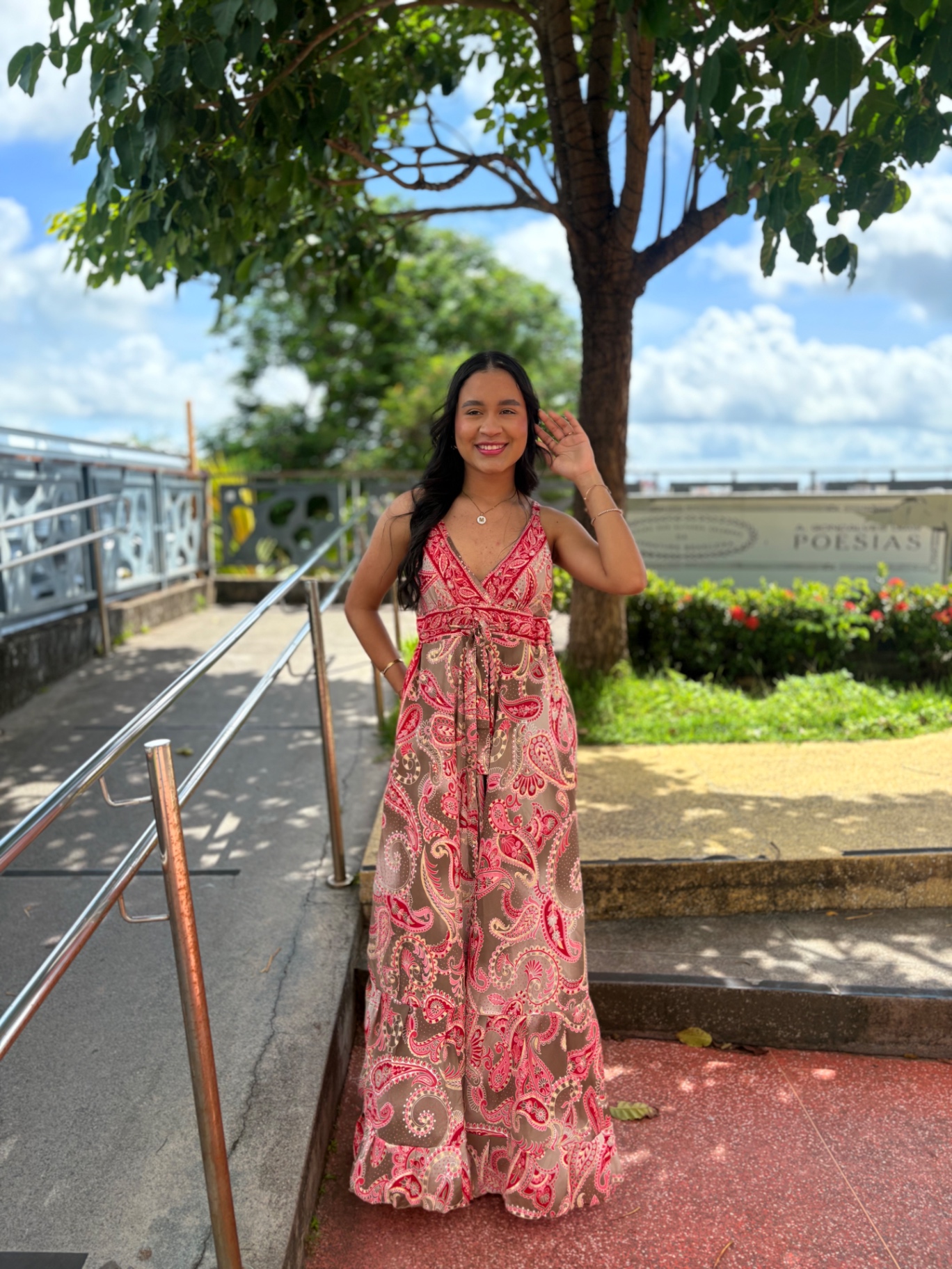 Vestido Esmeralda Paisley — Vestidos feminino Sarah Modas Slz São Luís